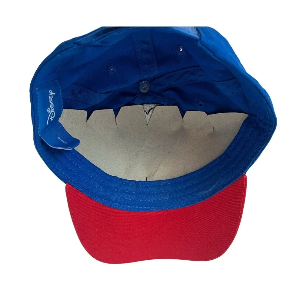 Disney Mickey Mouse Adjustable Ball Cap Hat w 3D Ears 2011 NWOT Blue & Red